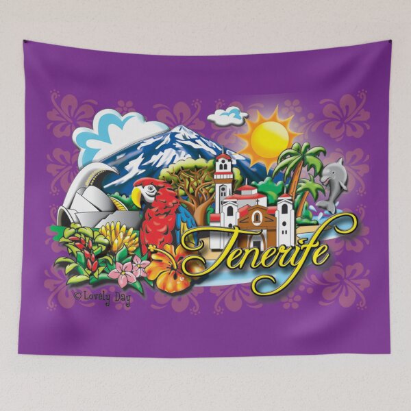 Item preview, Tenerife Teide Purple Spirit Famous Lovely Day Design  designed and sold by Lovely Day.