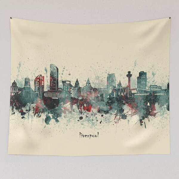 Item preview, liverpool skyline designed and sold by BekimART2.
