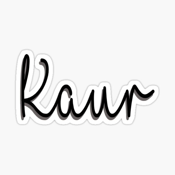 Kaur Name Stickers Redbubble