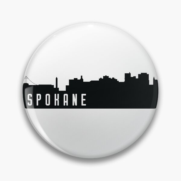 Item preview, Spokane City Silhouette  designed and sold by SkySlate.
