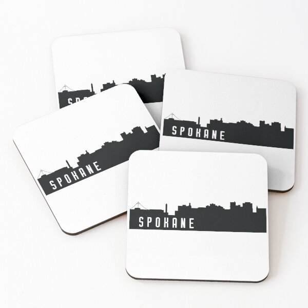 Item preview, Spokane City Silhouette  designed and sold by SkySlate.