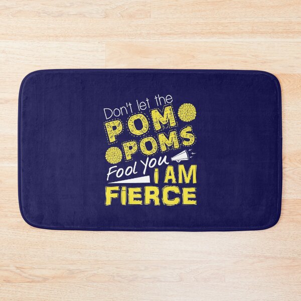 Item preview, Cheerleader Don't Let The Pom Poms Fool You I Am Fierce designed and sold by jaygo.