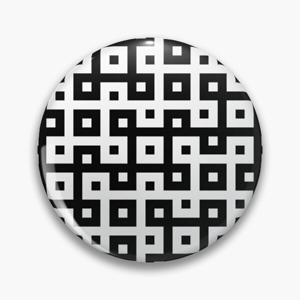 Item preview, Black and White Square Maze designed and sold by Girih.