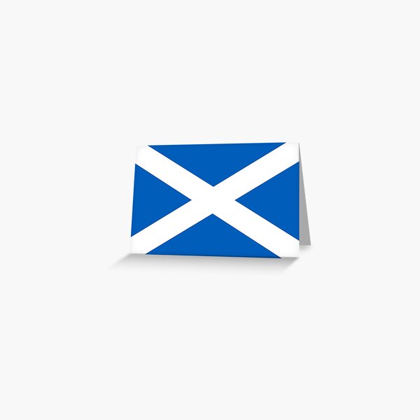 Flag of Scotland - Scottish Flag Greeting Card