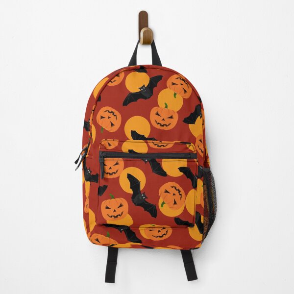 Item preview, Halloween pattern with pumpkin and bats designed and sold by GulArt.