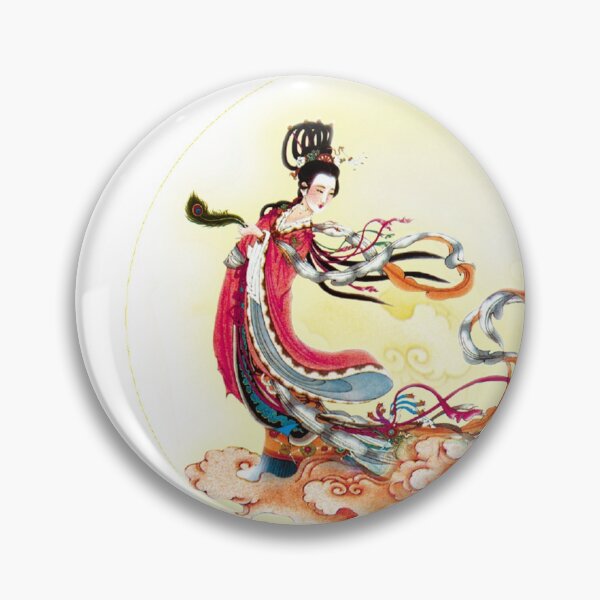 Artikelvorschau, China Kunstdruck - Allegorie junge chinesische Frau mit Mond entworfen und verkauft von Kallandra.