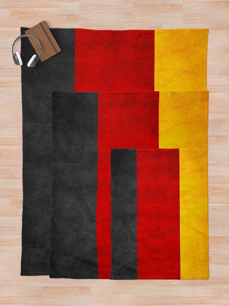 "Germany German Flag National Flag of Germany " Throw Blanket for