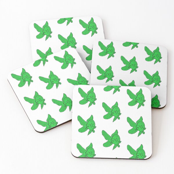 Item preview, Simple Light Green Fantail Fancy Goldfish Outline designed and sold by Ellie Davies.