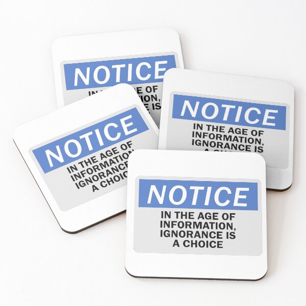 Item preview, Ignorance is a Choice designed and sold by BodaciousPine.