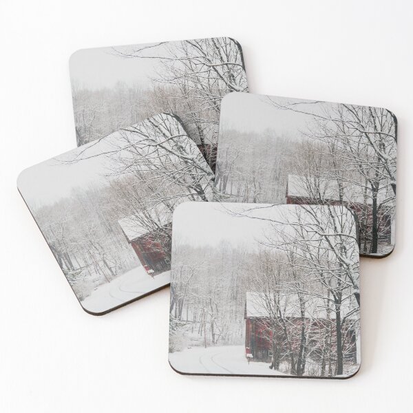Item preview, Barn in the snow designed and sold by Keegan Beard.