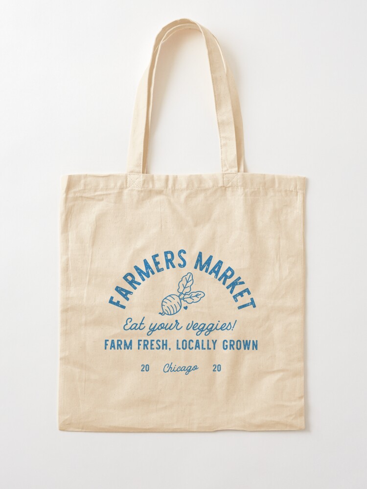 Farmers Market collection waterproof tote bags – D F Custom Embroidery &  Gift Shop