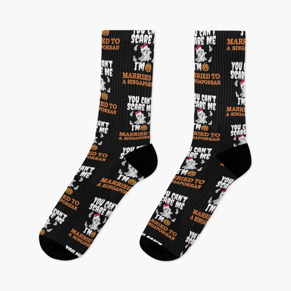 Item preview, Can't scare me I'm Married to a Singaporean Halloween Singapore designed and sold by losttribe.