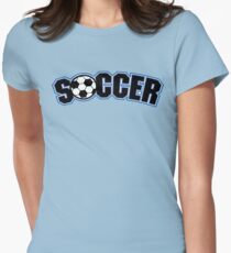 Soccer Women's Fitted T-Shirt