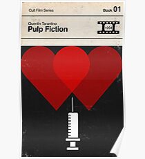 Pulp Fiction Modernist Book Cover Series Poster