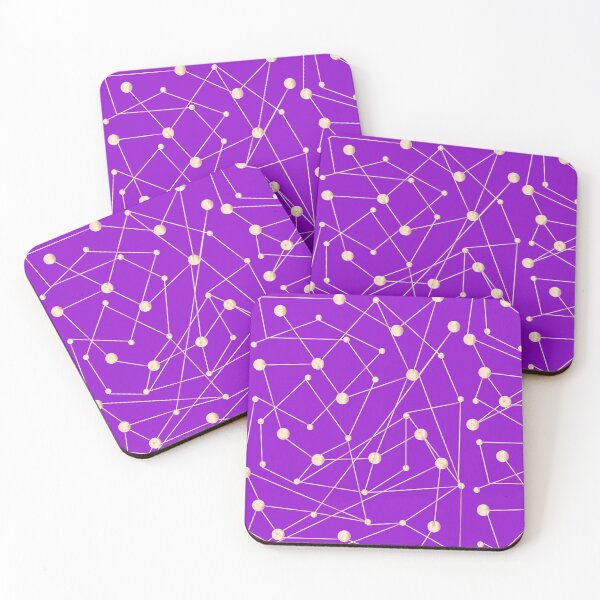 Item preview, Connecting The Dots - Popping Purple designed and sold by BumbleChynxBee.