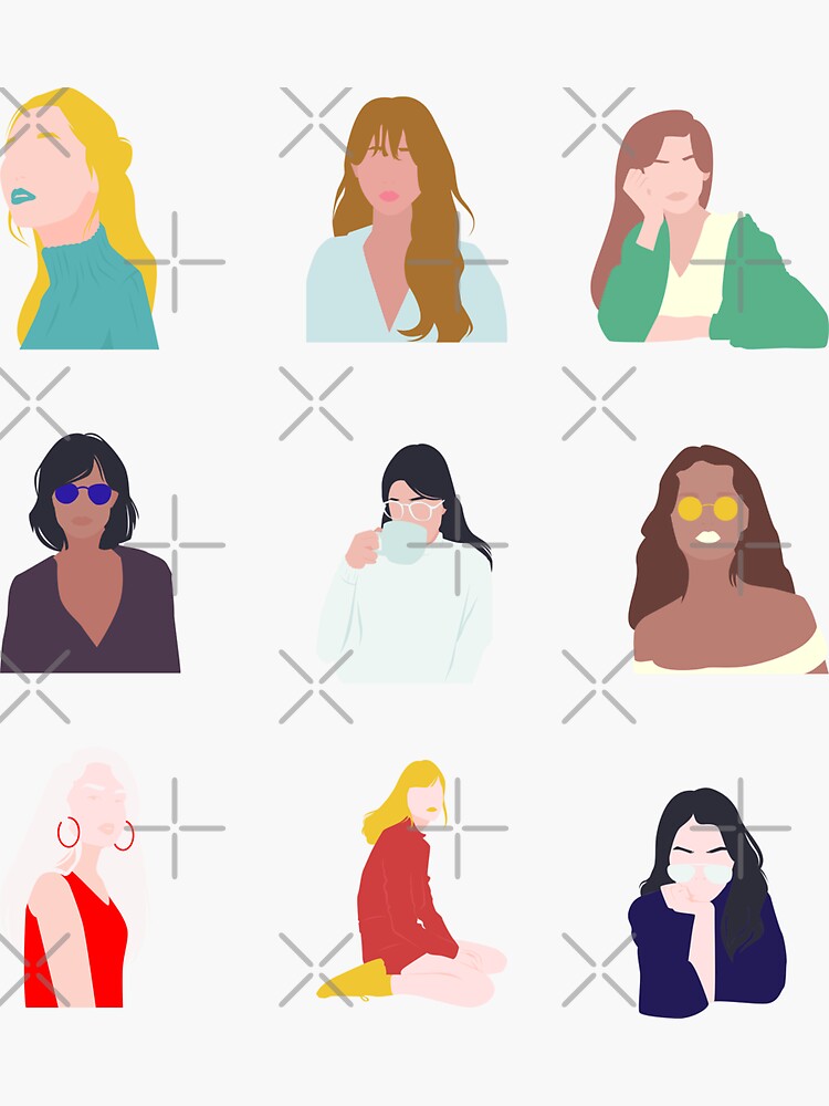 Throne Of Glass Girls Sticker Pack Sticker By Artsybooklover Redbubble 0199