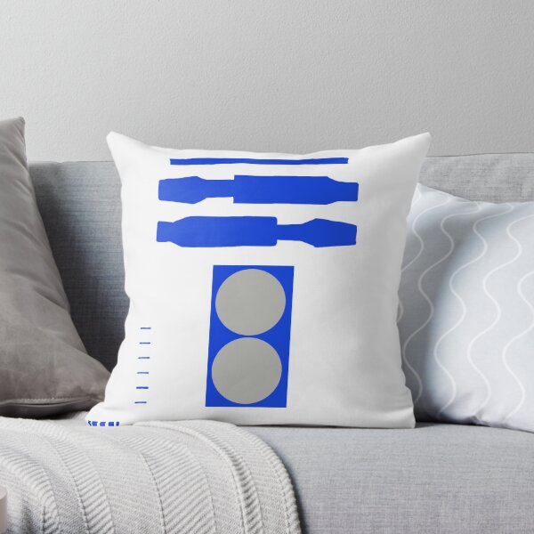 Star Wars R2-D2 Fleece Throw Pillow Blue 14X16 Robot Droid