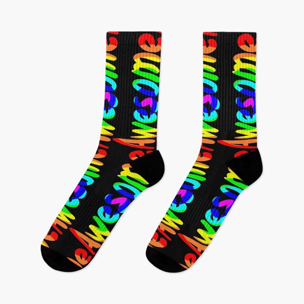 Item preview, Awesome in Rainbow Colors designed and sold by BleuSky.