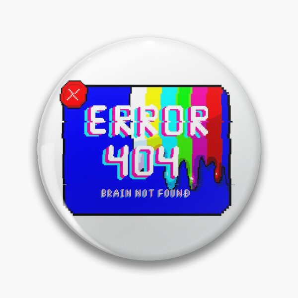 Item preview, Error 404 brain not found designed and sold by piratecat123.