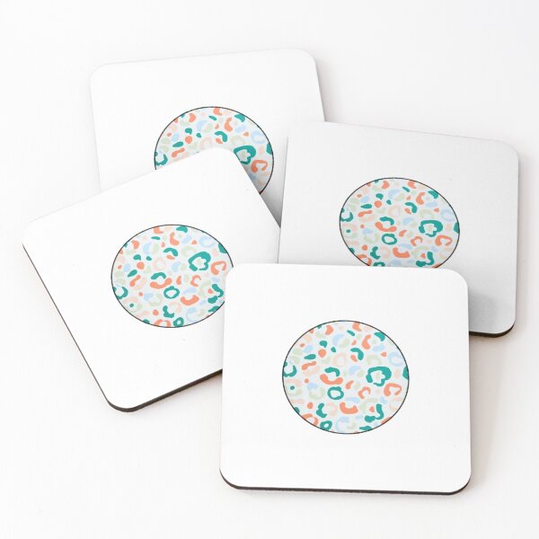Item preview, multi colored cheetah print sticker  designed and sold by madebyamanda.