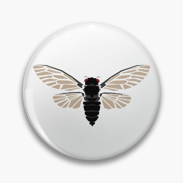 Item preview, Cicada Geometric Wildlife designed and sold by WildByNature.