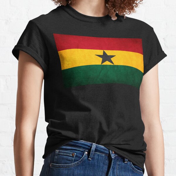 Accra Ghanaian Republic Accra Ghana Flag Mens T-Shirt World Flags
