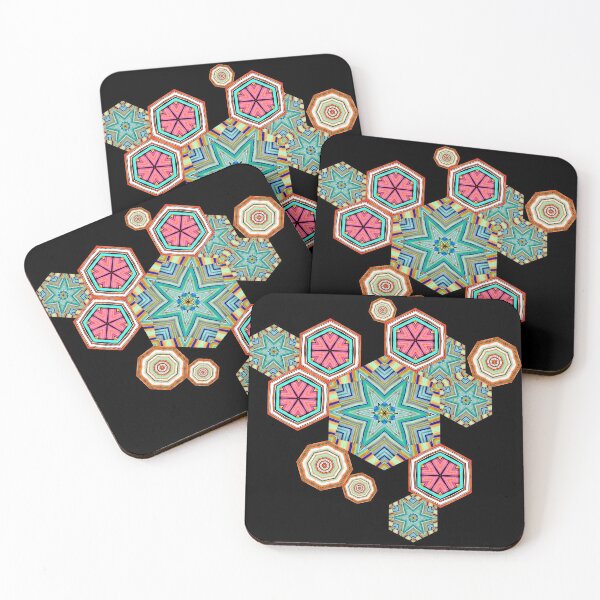 Item preview, hexagons and octagons fantasy hive  2 designed and sold by AnnaBaldon.