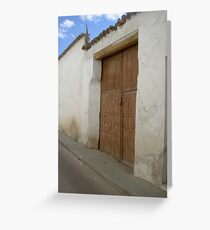 Door Greeting Card