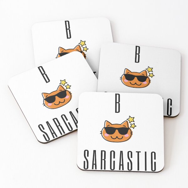 Item preview, b sarcastic kitty funny t shirt  designed and sold by HIPNOTIZAR  CRAFTS.