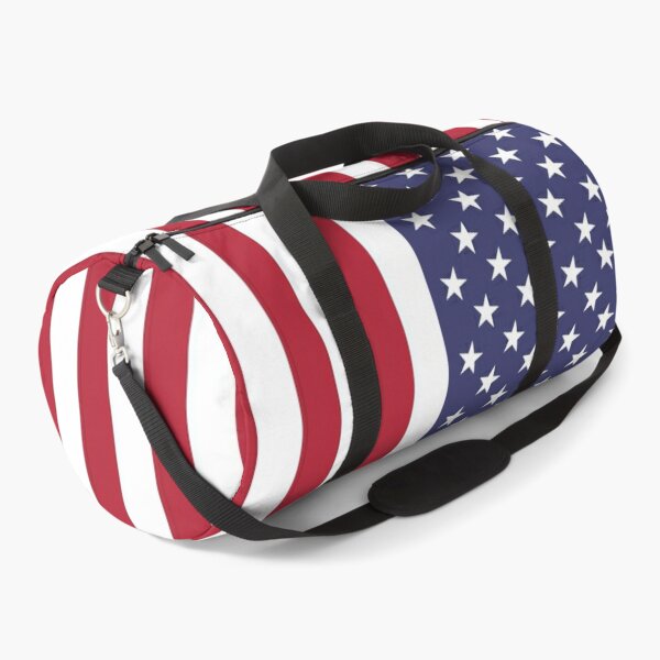 Patriotic American USA Flag Duffle Bag