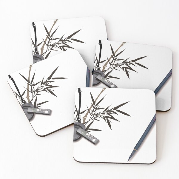 Item preview, Japan ink painting Sumi-e painting utensils & bamboo designed and sold by Kallandra.