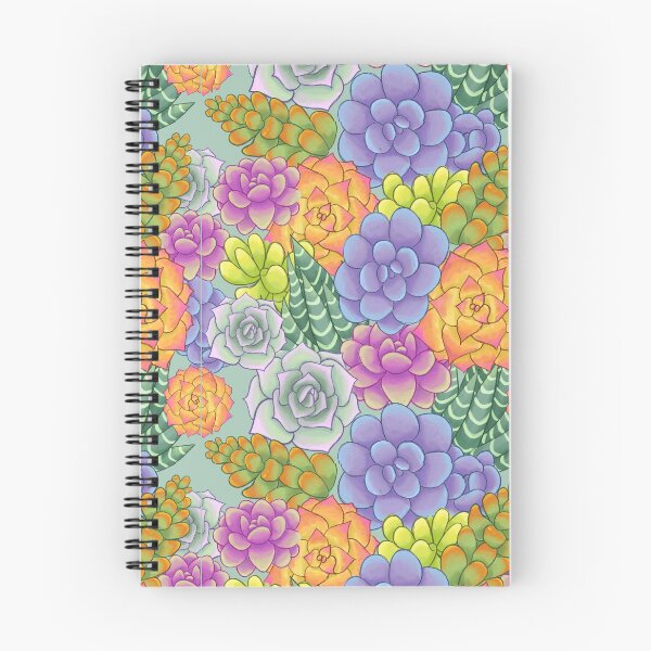Item preview, Cute Succulent Repeat Pattern (Blue) designed and sold by ally-mck.