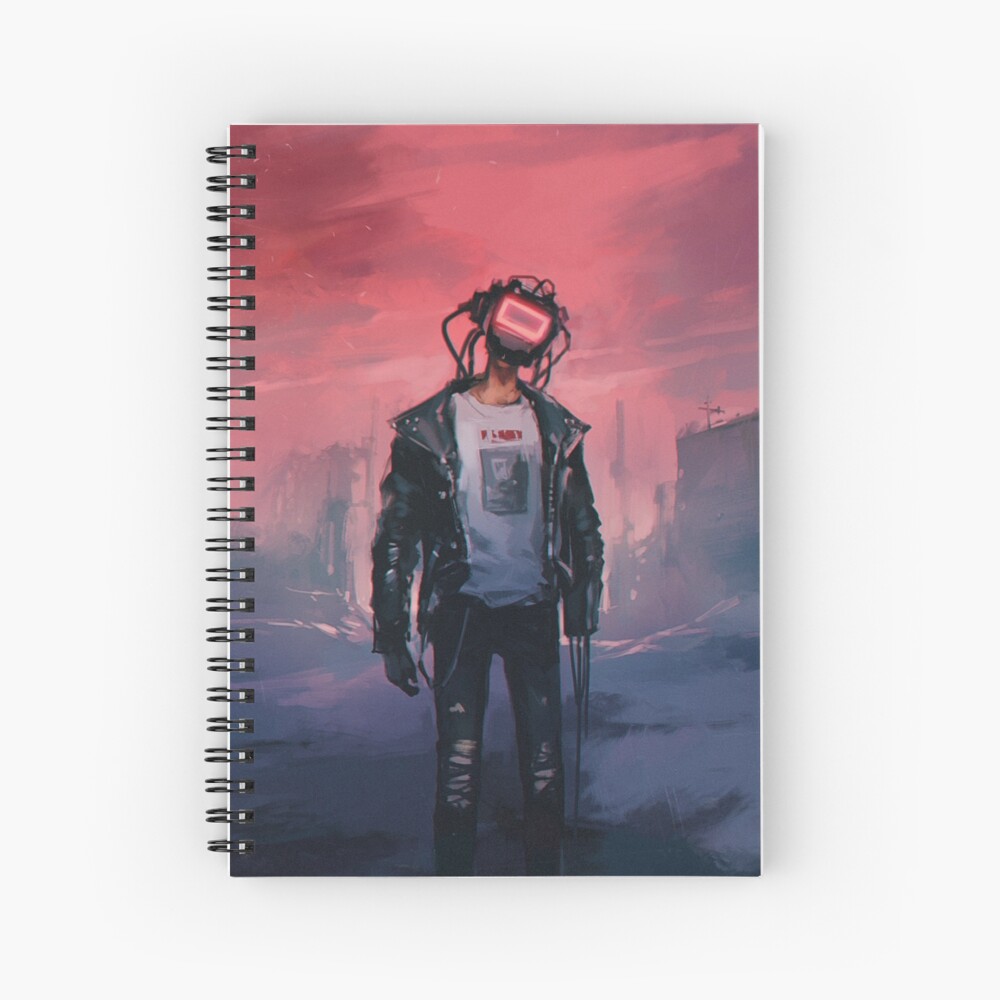 VR Bot Spiral Notebook