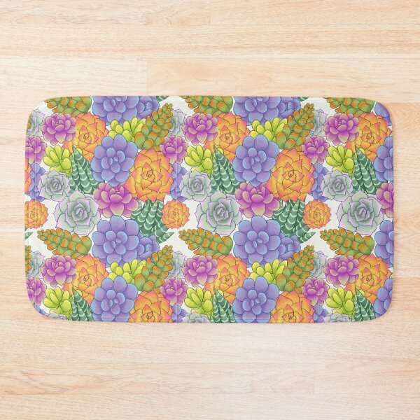 Item preview, Copy of Cute Succulent Repeat Pattern (White) designed and sold by ally-mck.