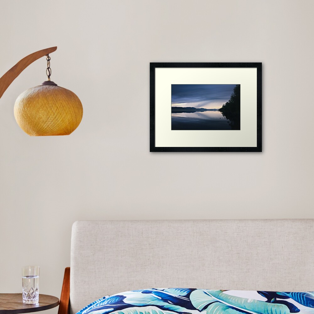 Loch Rannoch Thunderstorm Framed Art Print