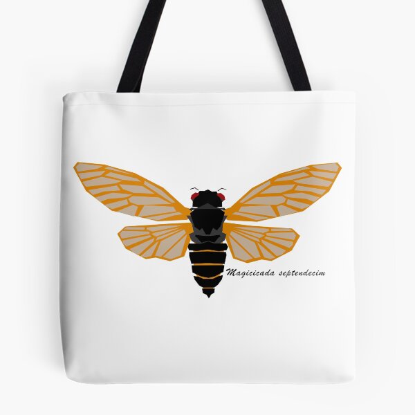 Item preview, Periodic Cicada Geometric Wildlife with Scientific Name designed and sold by WildByNature.