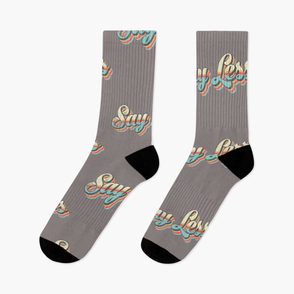 Item preview, Say Less 70's Retro designed and sold by BeyondTheDeck.