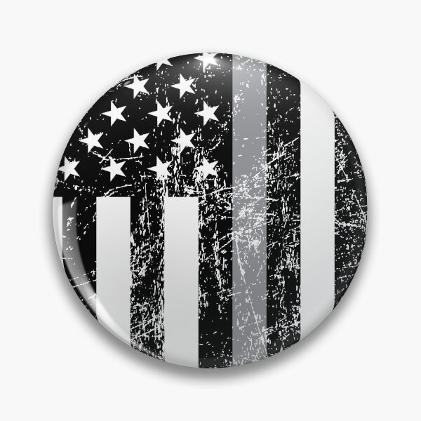 Item preview, Distressed American Flag Silver Line Flag Corrections designed and sold by Arkansas Made.