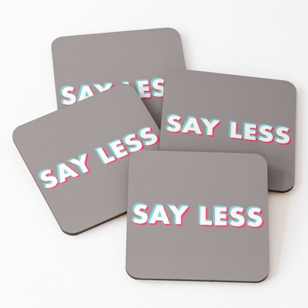 Item preview, Say less Glitch white designed and sold by BeyondTheDeck.