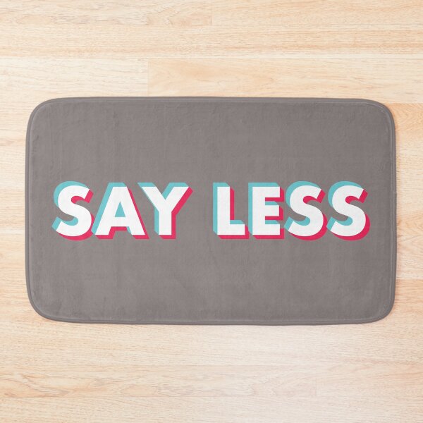 Item preview, Say less Glitch white designed and sold by BeyondTheDeck.