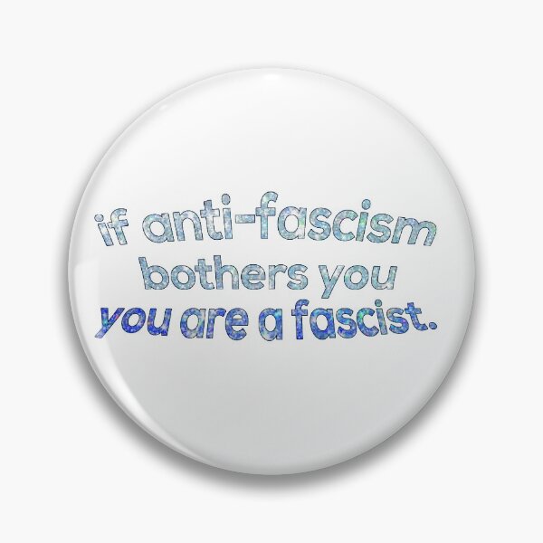 Item preview, antifscism (blue) designed and sold by cassarroll.