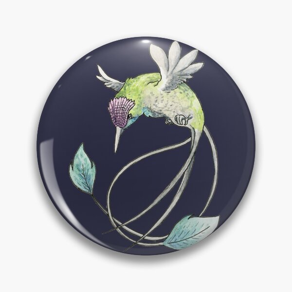 Item preview, Epic Marvelous Spatuletail Hummingbird designed and sold by MaryPaintsArt.