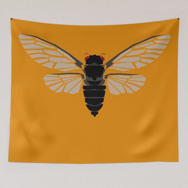 Item preview, Periodical Cicada Geometric Wildlife designed and sold by WildByNature.