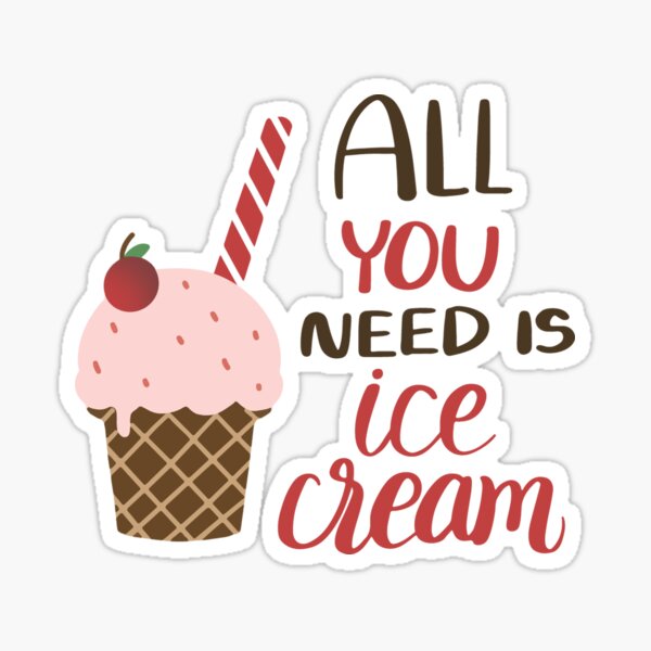 Ice cream yummy Sticker