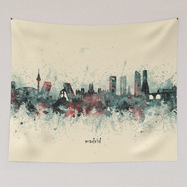 Item preview, madrid skyline designed and sold by BekimART2.