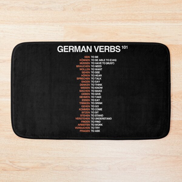 Item preview, German Verbs 101 - German Language Cheatsheet designed and sold by HiddenVerb.