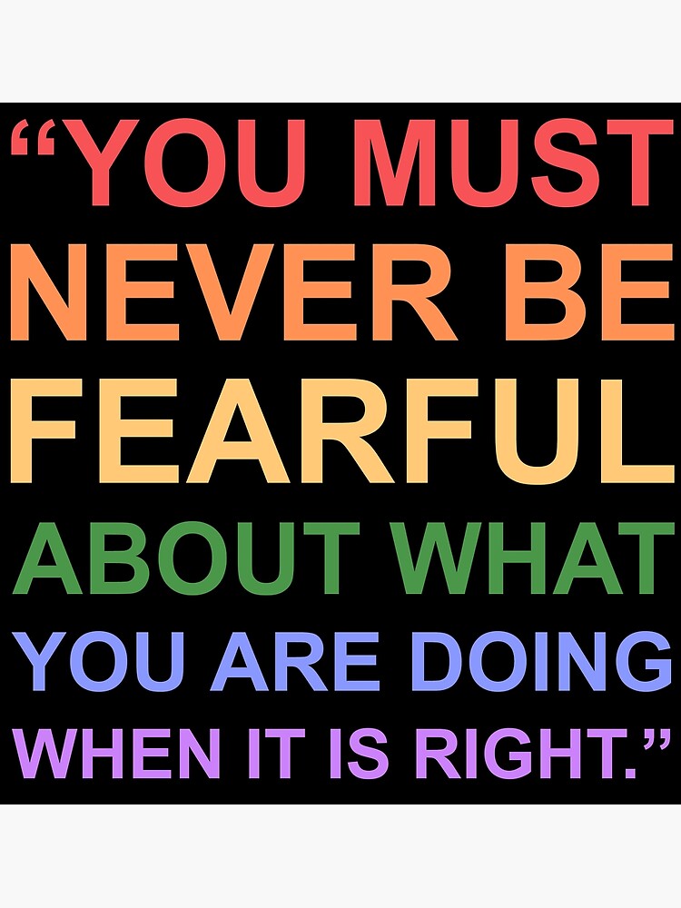 "Rosa Parks Quote You Must Never Be Fearful About What You Are Doing ...