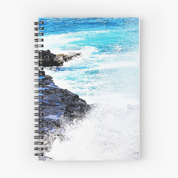 Item preview, Blue Ocean Waves Teal Hawaii Kauai Island Summer Beach designed and sold by Angie Menegay.