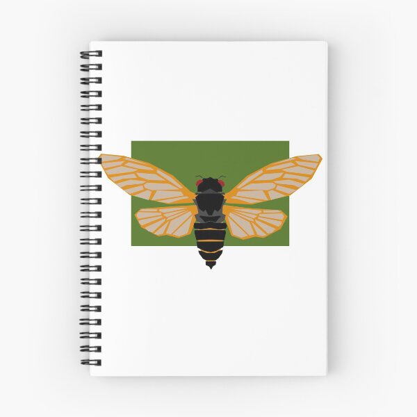 Item preview, Periodical Cicada Geometric Wildlife with Green Shape designed and sold by WildByNature.