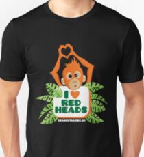 I heart (love) redheads Unisex T-Shirt